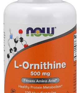 L-Ornithine 500 мг 120 веге капсули | Now Foods