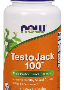 Testo Jack 100 60 вегетариански капсули | Now Foods