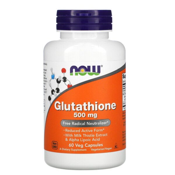 Глутатион (L-Glutathione) 500 мг 60 веге капсули | Now Foods