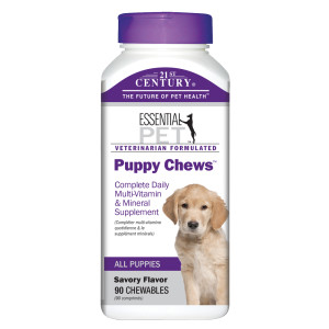 Puppy Chews Витамини за малки кученца 90 дъвчащи таблетки