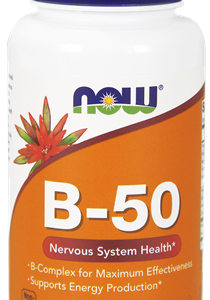 Витамин B-50 50 мг 100 таблетки | Now Foods