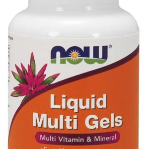 Течни Мултивитамини Liquid Multi Gels 60 дражета | Now Foods