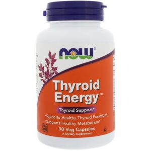 Добавка за Щитовидната Жлеза Thyroid Energy 90 капсули | Now Foods