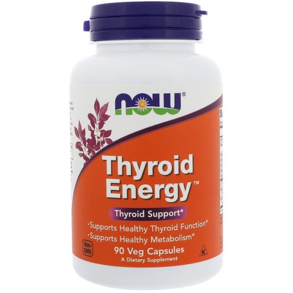 Добавка за Щитовидната Жлеза Thyroid Energy 90 капсули | Now Foods