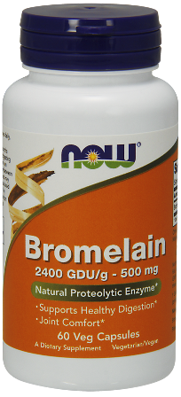Бромелаин (Bromelain) 500 мг 60 веге капсули | Now Foods