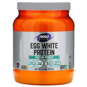 Яйчен Протеин Eggwhite Protein 544 гр | Now Foods