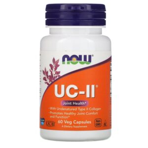 UC-II Type II Collagen 40 мг 60 веге капсули | Now Foods