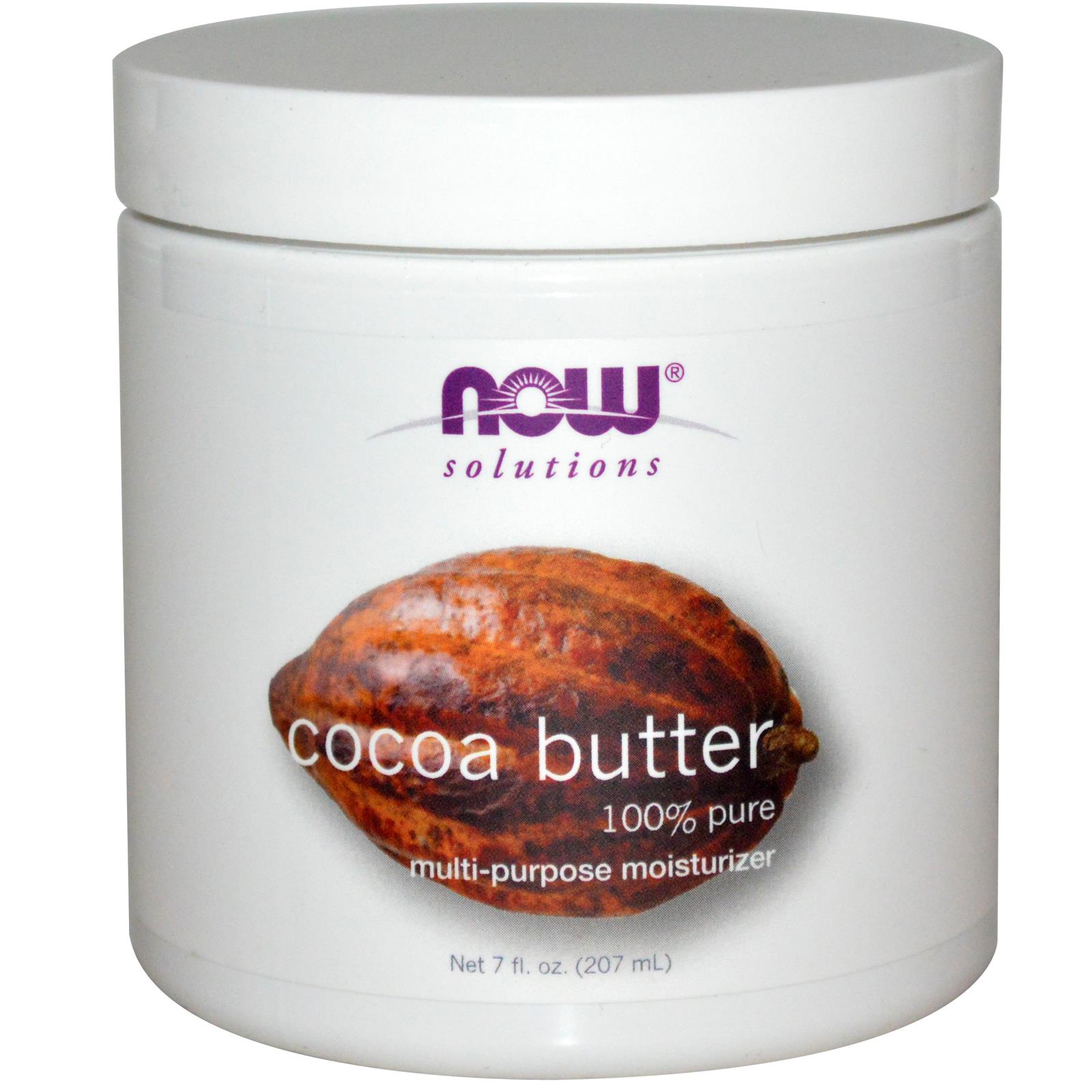 Какаово масло (Cocoa Butter) 207 мл | Now Foods