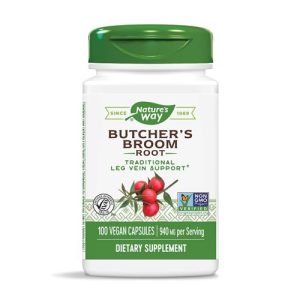 Бодлив залист Butcher's Broom 470 мг 100 веган капсули | Nature's Way