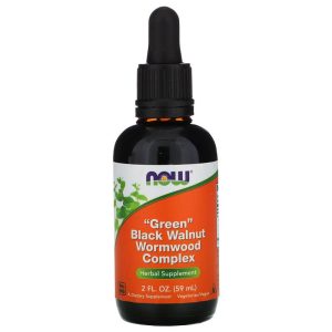 Черен Орех и Пелин Black Walnut Wormwood Complex 59 мл | Now Foods
