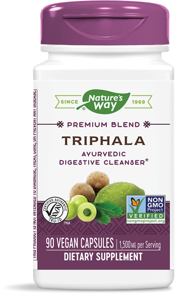 Трипхала (Аюрведа) 500 мг 90 веган капсули | Nature's Way