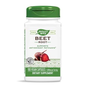 Червено цвекло (корен) 500 мг 100 веган капсули | Nature's Way