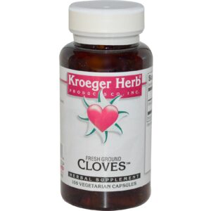 Карамфил (Cloves) 450 мг 100 вегетариански капсули | Kroeger Herb