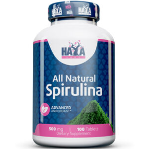 All Natural Spirulina 500 мг 100 таблетки | Haya Labs