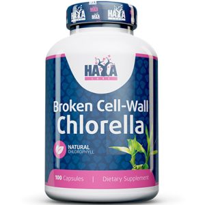 Broken Cell Wall Chlorella 500 мг 100 капсули | Haya Labs