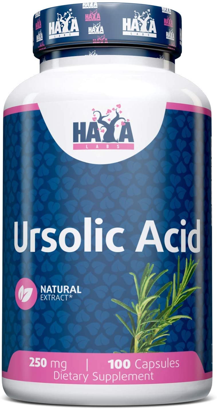 Ursolic Acid 250 мг 100 капсули | Haya Labs