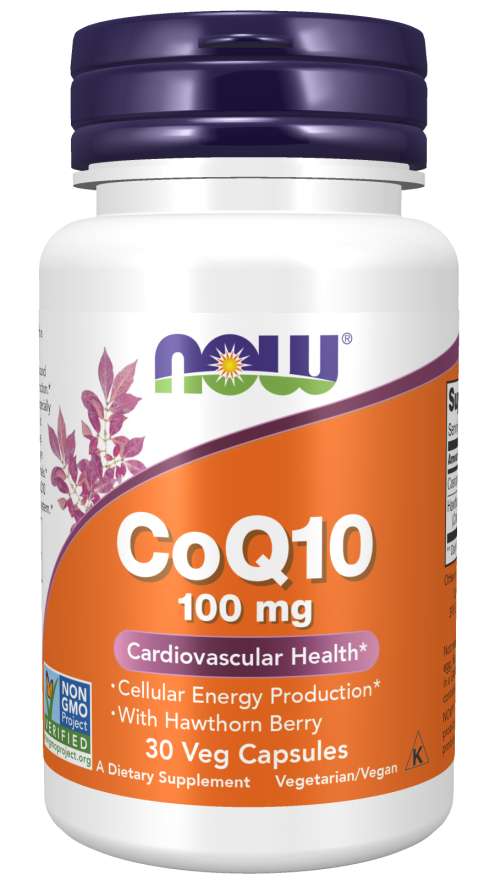 CoQ10 100 мг 30 веге капсули | Now Foods