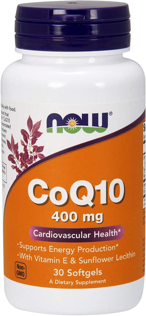 CoQ10 400 мг 30 дражета | Now Foods