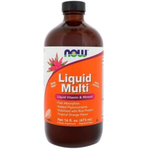 Liquid Multi Orange 473 мл | Now Foods