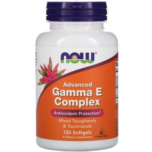 Advanced Gamma E Complex 120 дражета | Now Foods