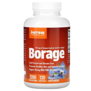 Borage GLA-240 + Gamma Tocopherol 120 гел капсули | Jarrow Formulas