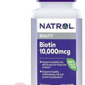 Biotin 10,000 мкг 100 таблетки | Natrol