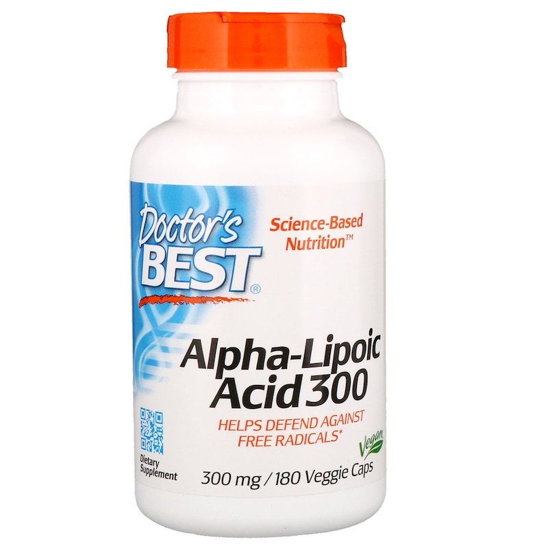 Alpha-Lipoic Acid 300 300 мг 180 веге капсули | Doctor's Best