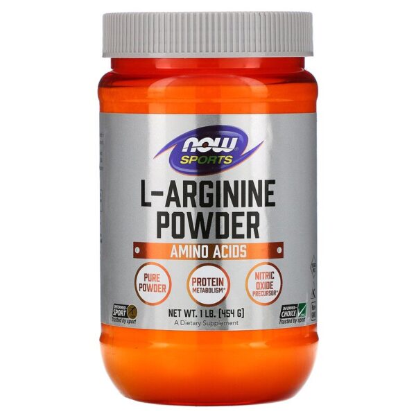 Arginine Powder 454 гр | Now Foods