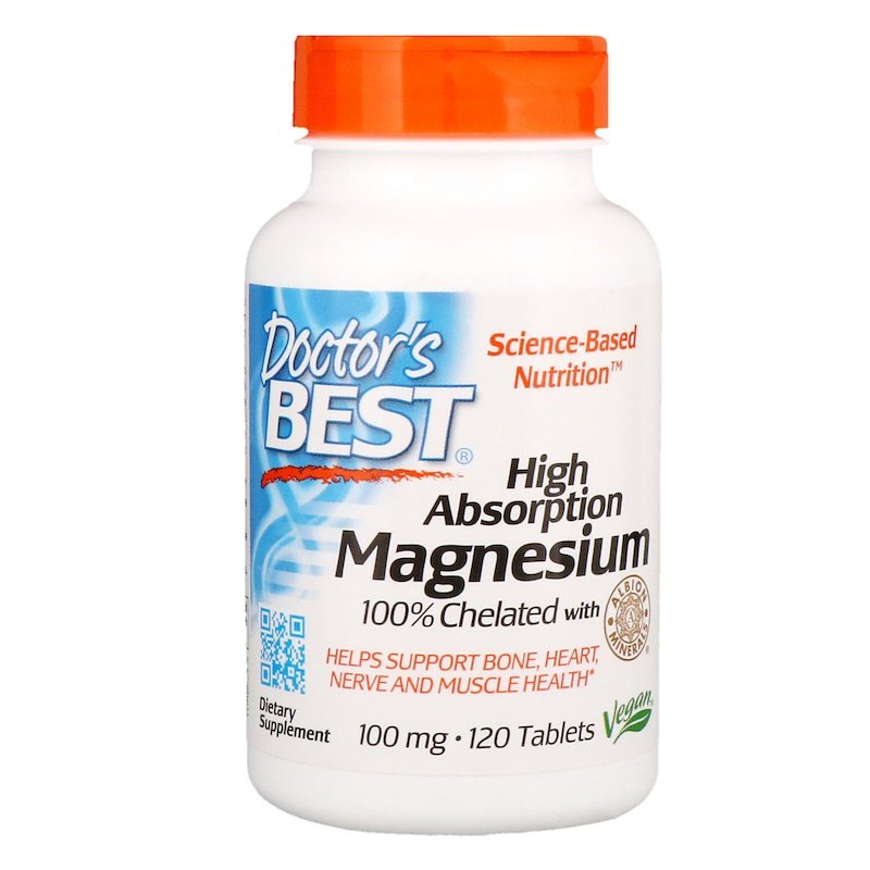 High Absorption Magnesium 100% Chelated 120 таблетки | Doctor's Best