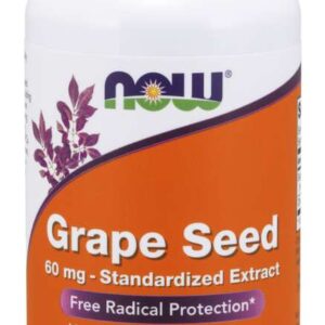 Grape Seed Antioxidant 60 мг 90 веге капсули | Now Foods