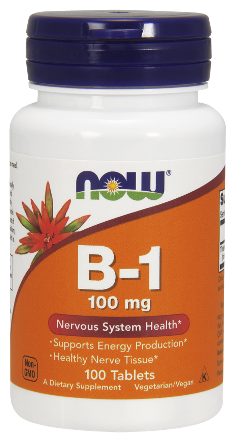 Vitamin B-1 (Thiamine) 100 мг 100 таблетки | Now Foods