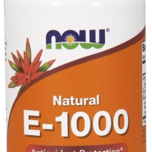 Vitamin Е-1000 Mixed Tocopherols 50 дражета | Now Foods