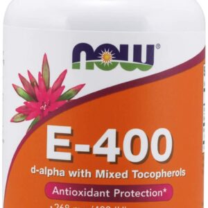 Vitamin E-400 + Selenium 100 гел-капсули | Now Foods