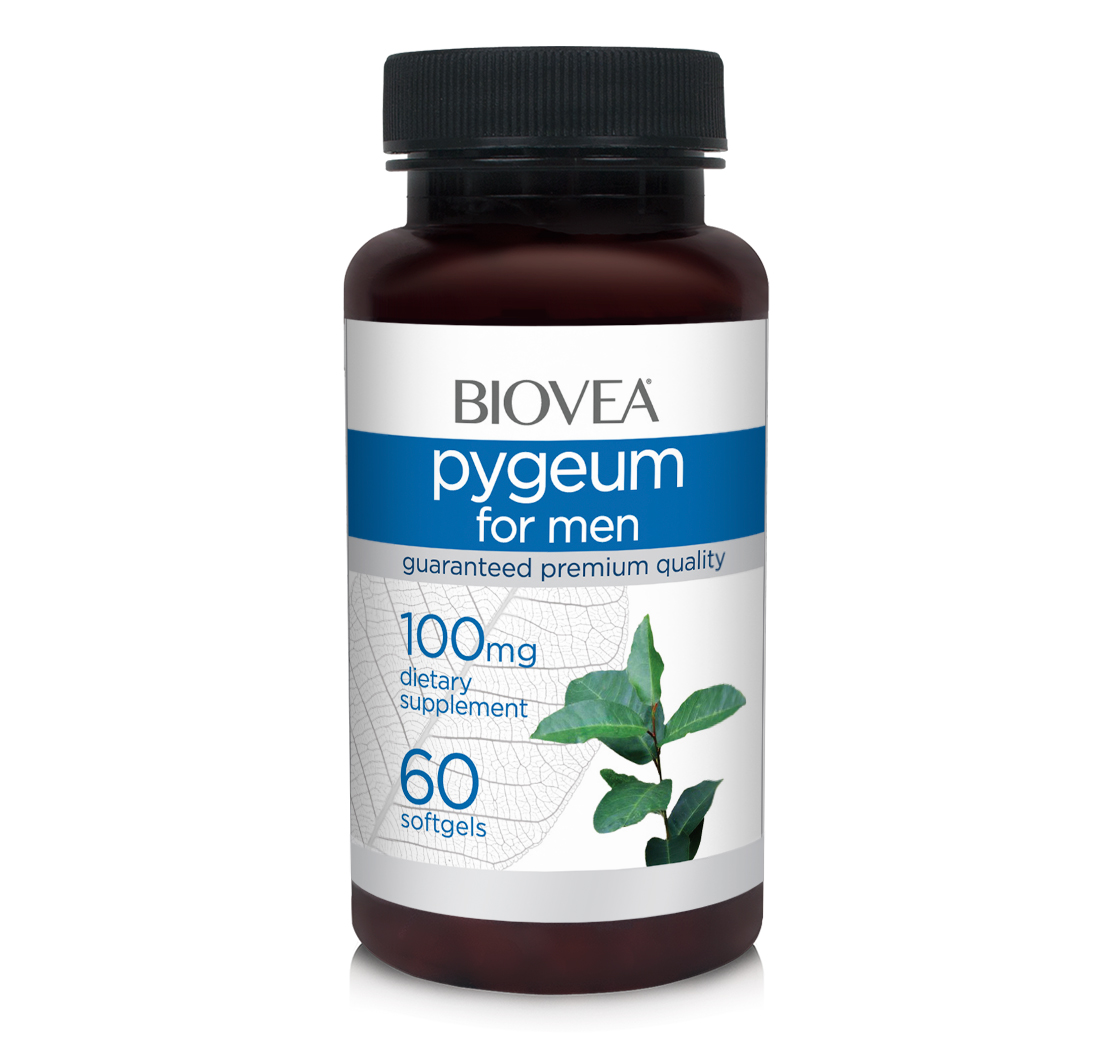 Pygeum for men 100 мг 60 гел-капсули | Biovea