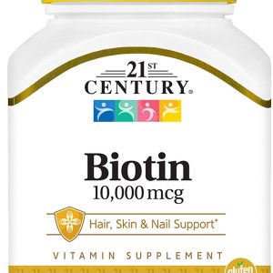 Biotin 10,000 мкг 120 таблетки | 21st Century