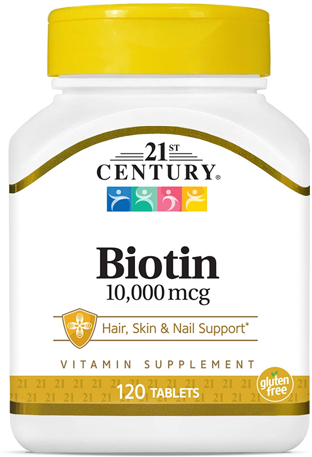 Biotin 10,000 мкг 120 таблетки | 21st Century