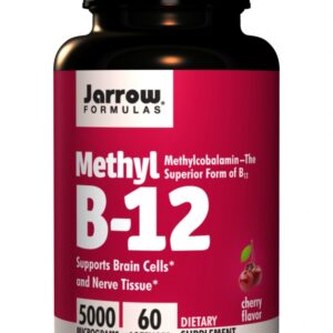 Methyl B12 Methylcobalamin 5000 mcg 60 таблетки | Jarrow Formulas