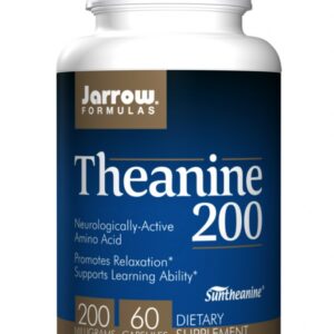 Theanine 200 мг 60 капсули | Jarrow Formulas