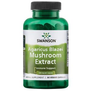 Agaricus Blazei Mushroom Extract 500 мг 90 веге капсули | Swanson