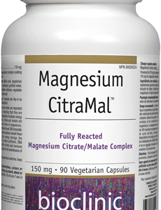 Magnesium CitraMal 150 mg 90 capsules | Bioclinic Naturals