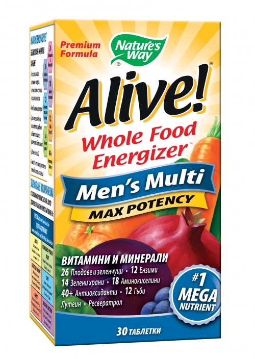 Aлайв мултивитамини за мъже 30 таблетки | Nature's Way