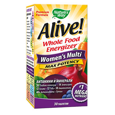 Алайв Мултивитамини за Жени 30 таблетки | Nature's Way