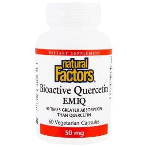 Bioactive Quercetin EMIQ 50 мг 60 капсули Natural Factors