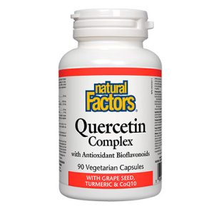 Кверцетин Комплекс с Биофлавоноиди 466 мг 90 капсули Natural Factors