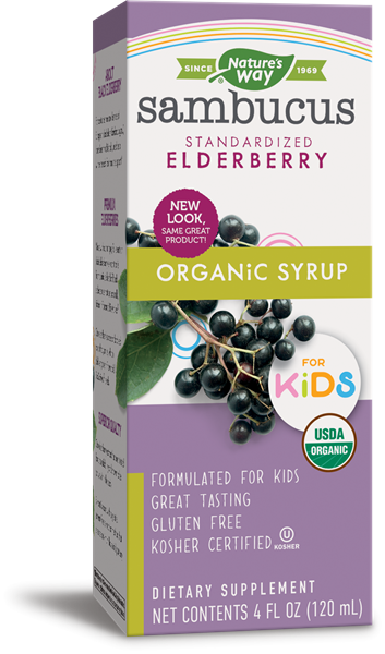 Самбукус за Деца /Органик/ сироп 120 мл | Nature's Way