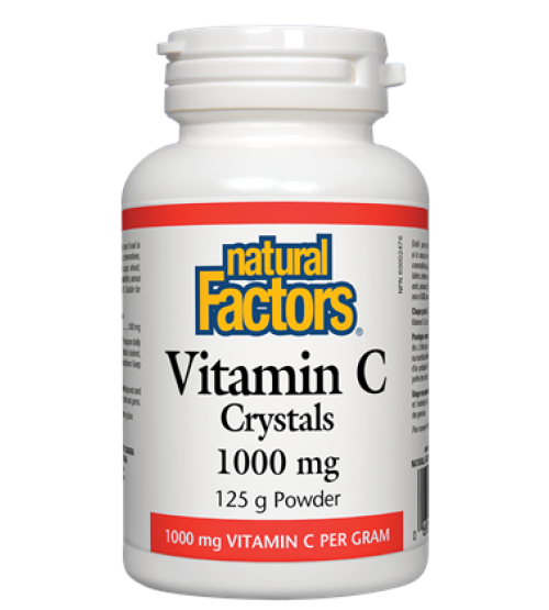 Vitamin C Crystals 1000 mg 125 g I Natural Factors