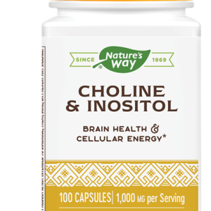 Choline and Inositol 500 мг 100 капсули | Nature's Way
