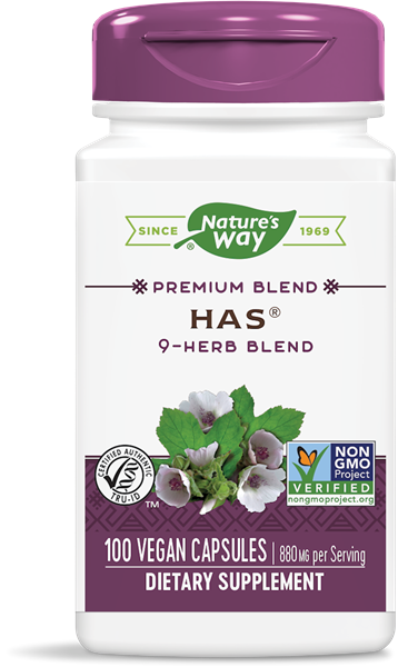 HAS Билкова смес 440 мг 100 веган капсули | Nature's Way