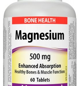 Магнезий 500 мг 60 таблетки | Webber Naturals