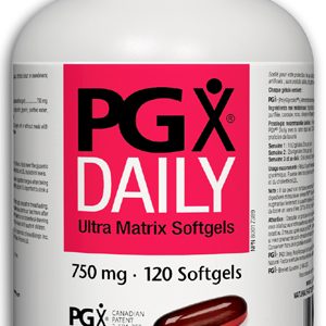 PGX® Daily Ultra 750 мг 120 гел капсули | Natural Factors
